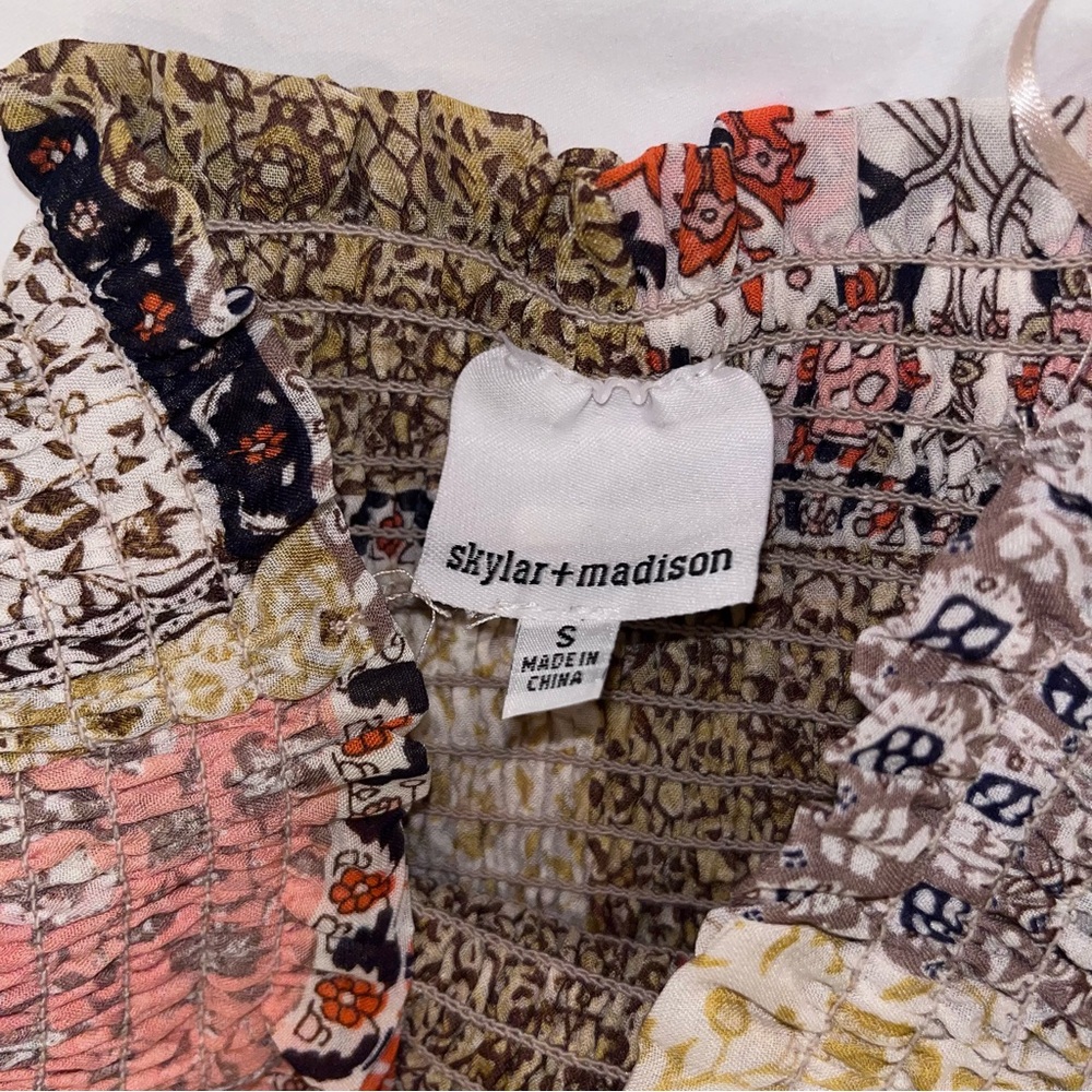 Skylar + Madison Patchwork Mini Skirt - image 2